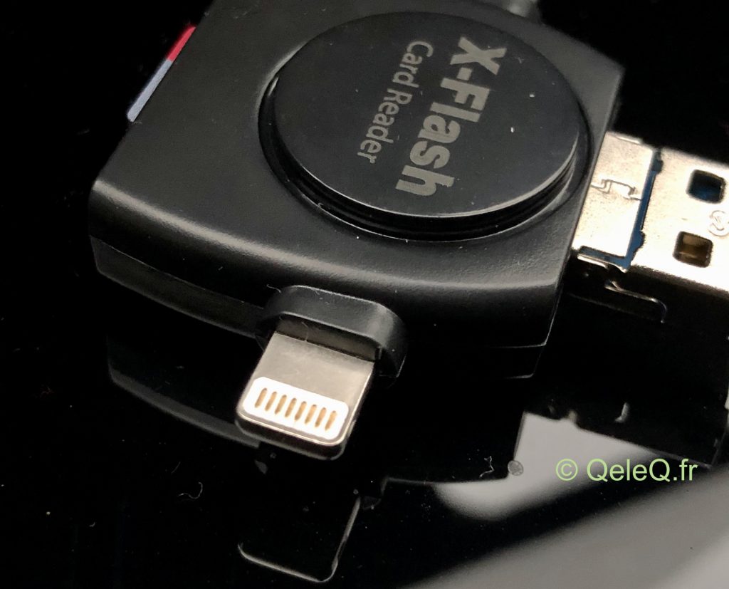 test avis lecteur clé USB Tesla sentinelle / dashcam pour iPhone